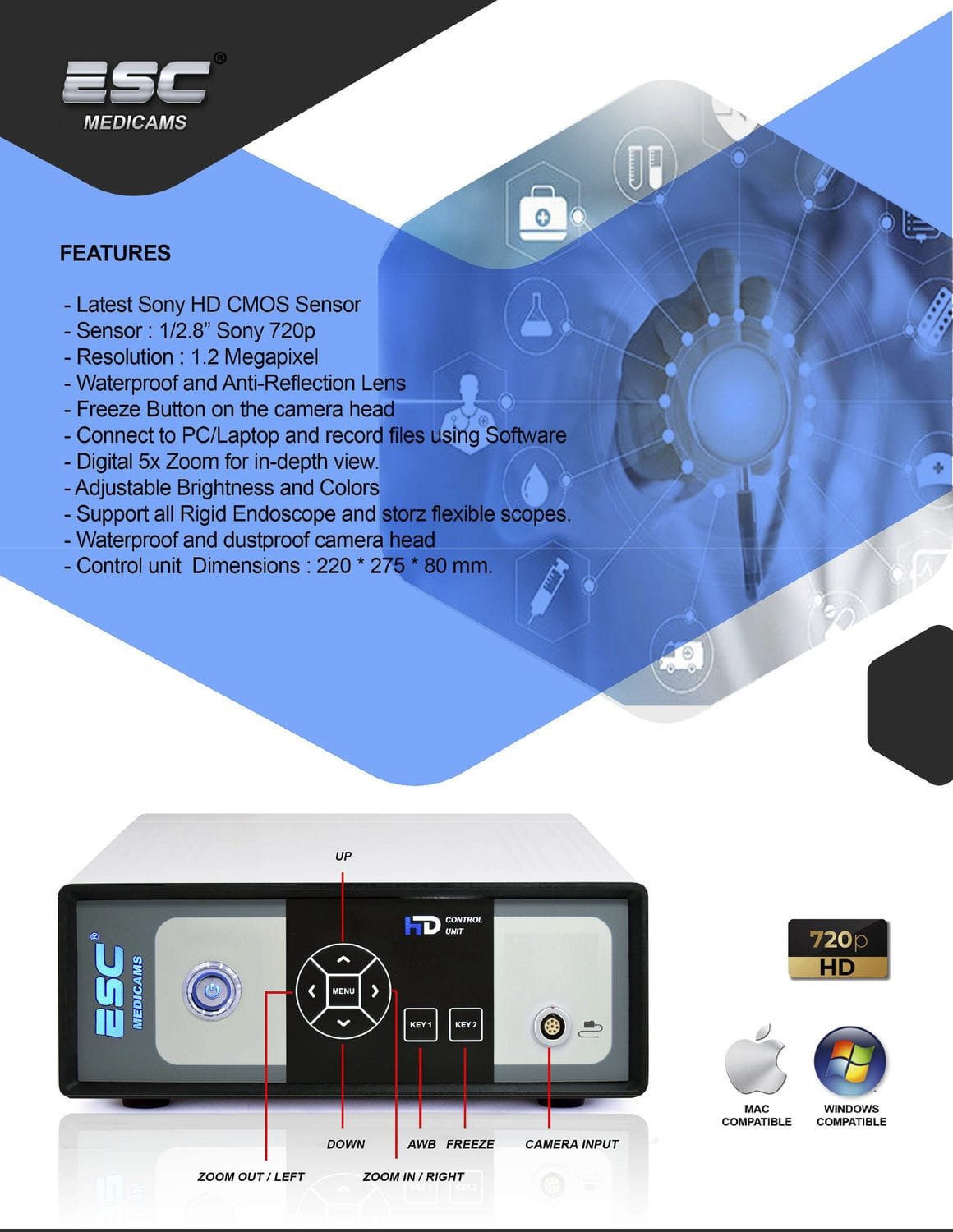 Endoscope camera ESC-HD3100 image 5