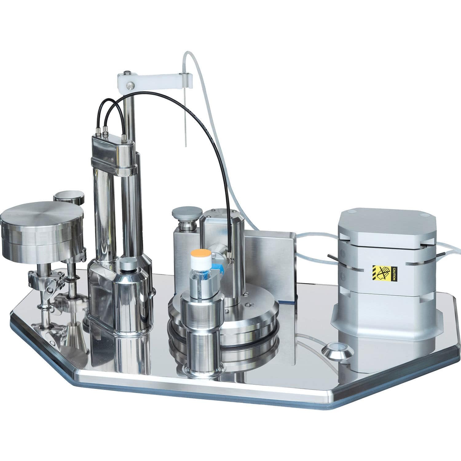 Filling and capping machine for pharmaceutical applications AseptiFill
