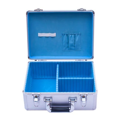 FIRST AID BOX ALUMINIUM BLUE CHINA image 3