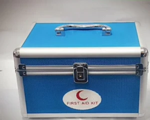 FIRST AID BOX ALUMINIUM BLUE CHINA