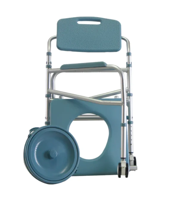 FOLDABLE MOBILE COMMODE & SHOWER CHAIR 697L alternate view image 2