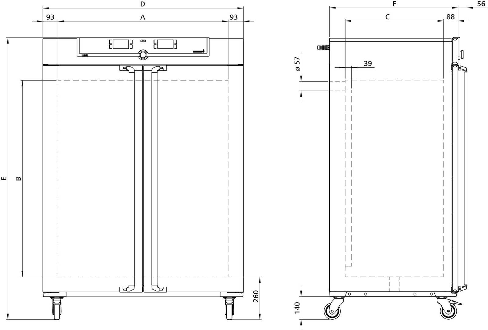 Forced air laboratory incubator IF750mplus image 3