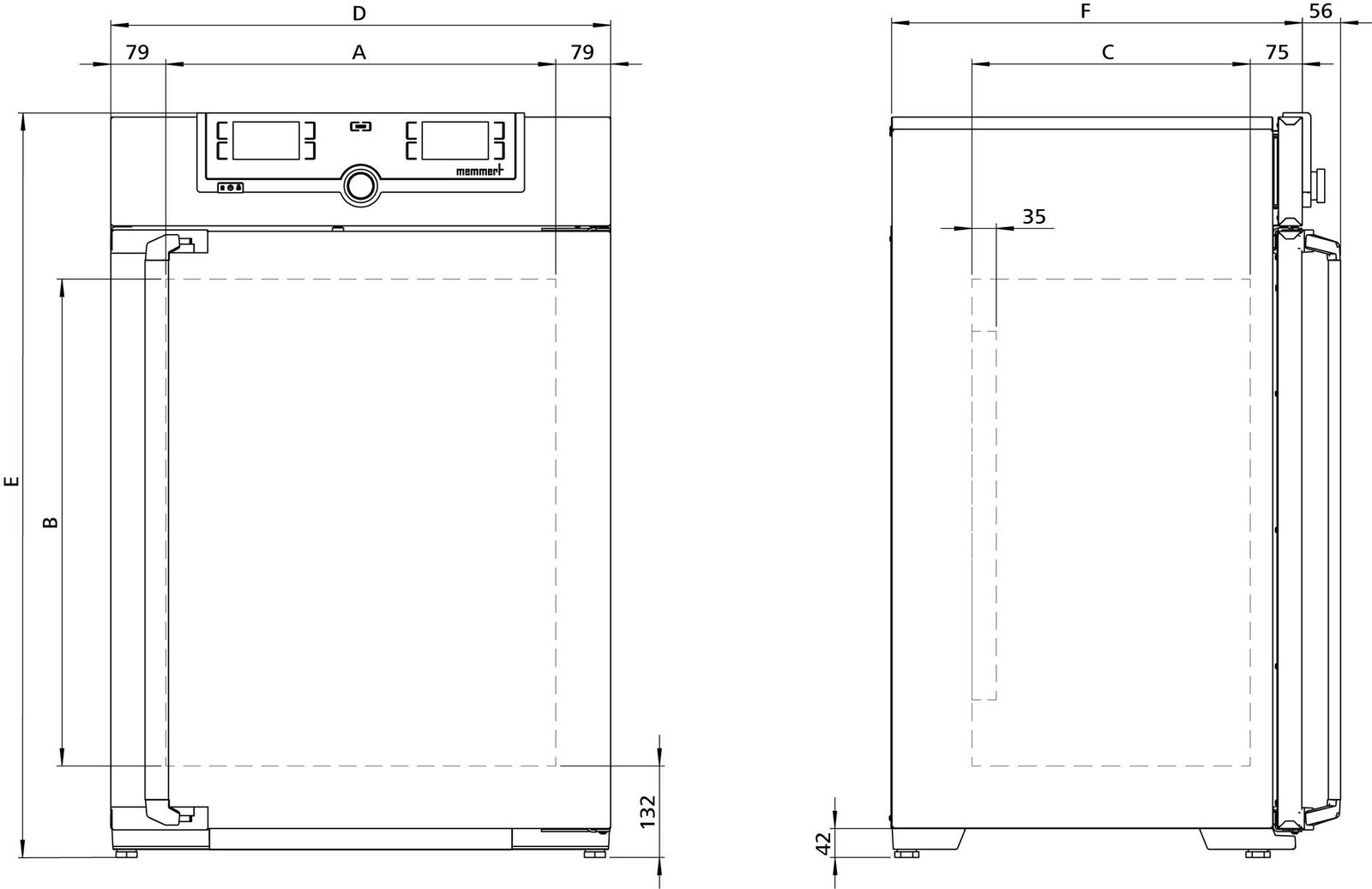 Forced convection laboratory incubator ICO150 image 3