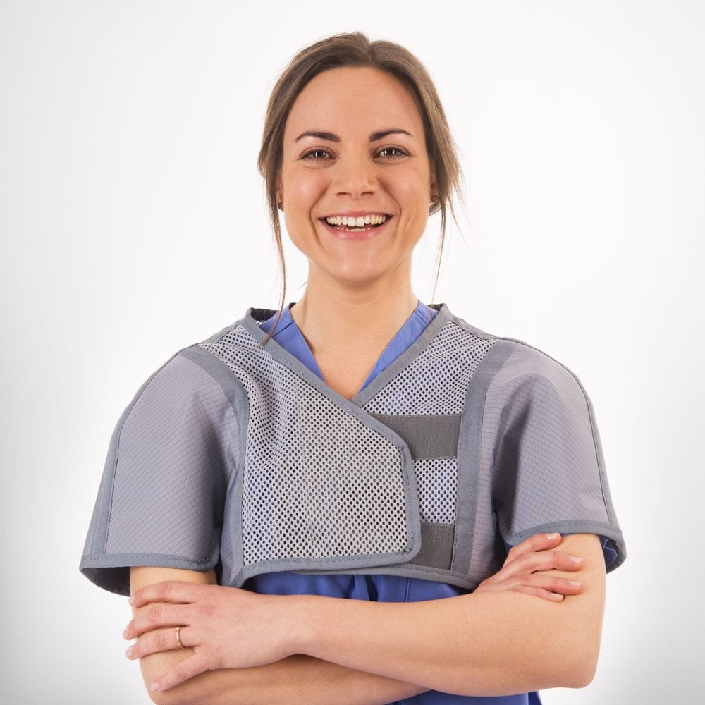 Front protection X-ray protective breast shield Bolero RA637
