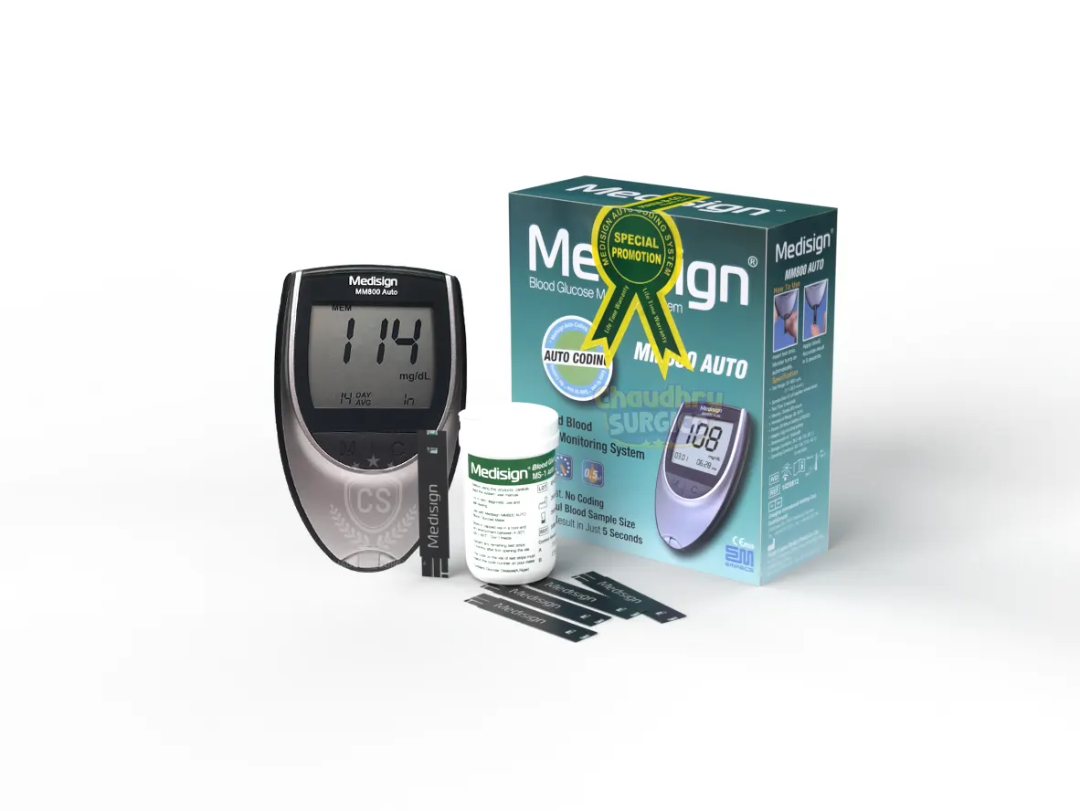 Glucometer Medisign MM800 Advanced Blood Glucose Monitor