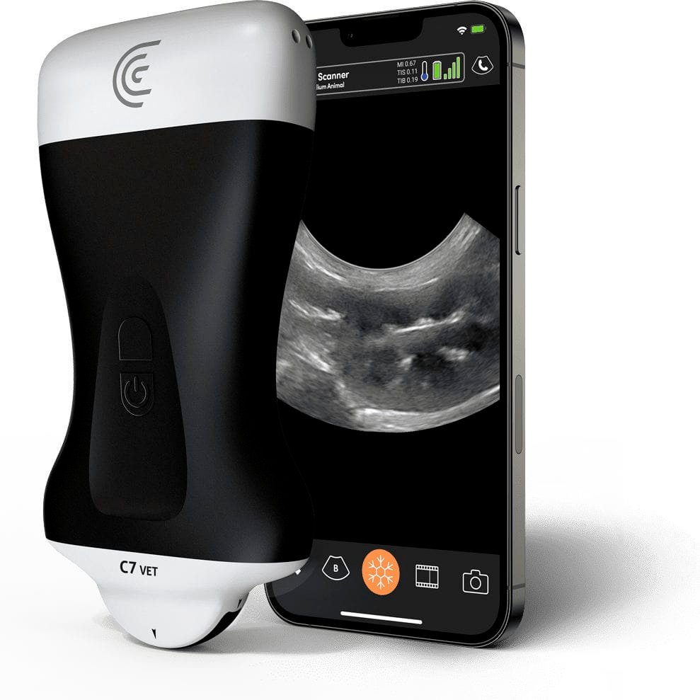 Hand-held veterinary ultrasound system C7 HD3 Vet