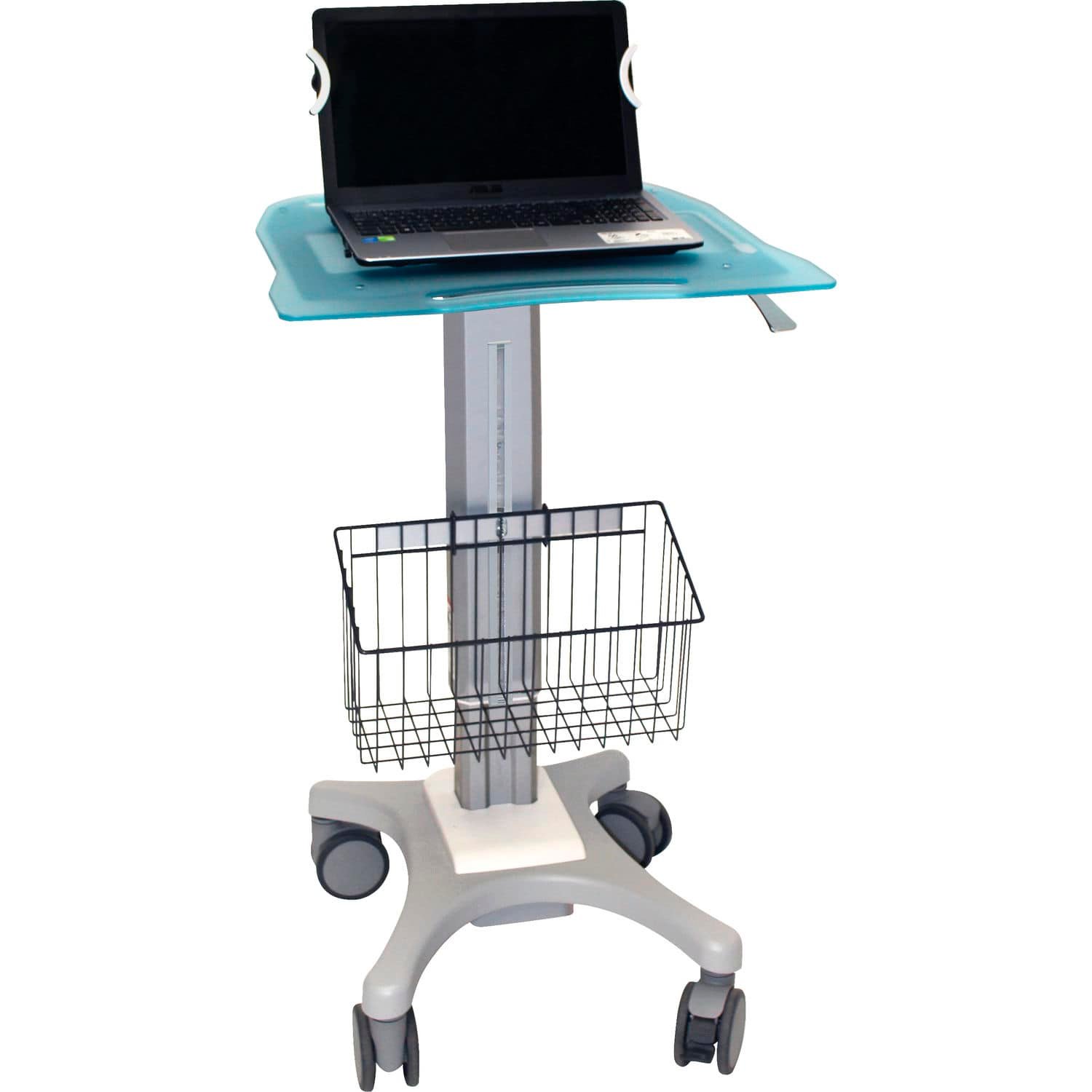 Height-adjustable computer cart IP201