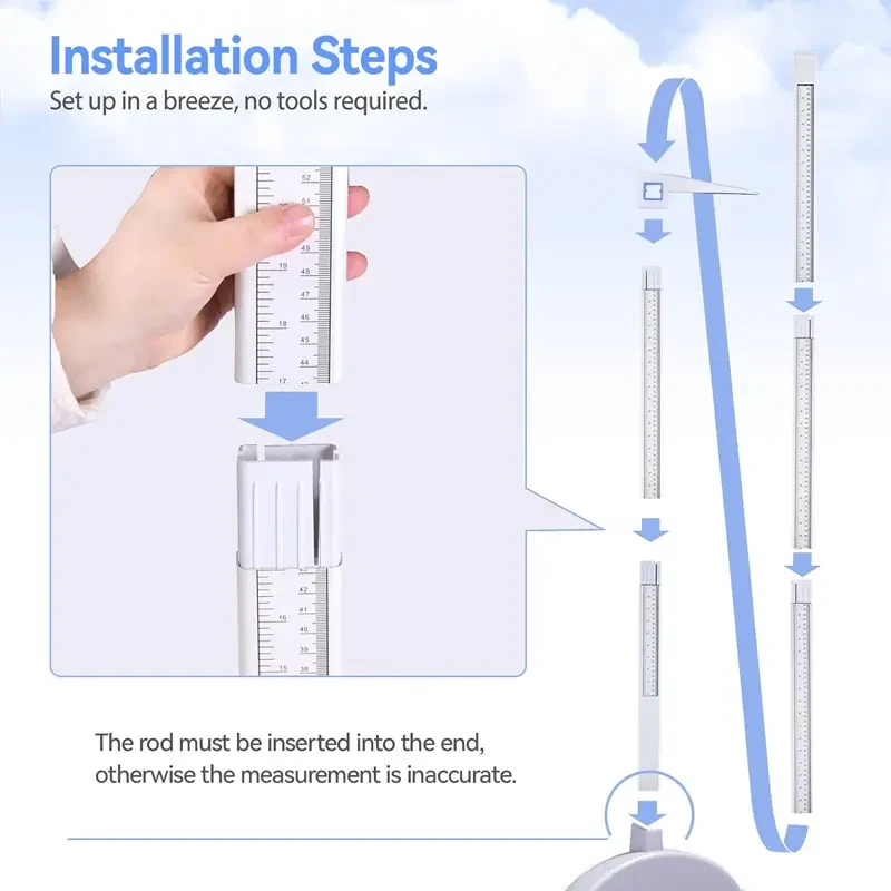 Height Measuring Stand for Adults and Children, Stadiometer image 4