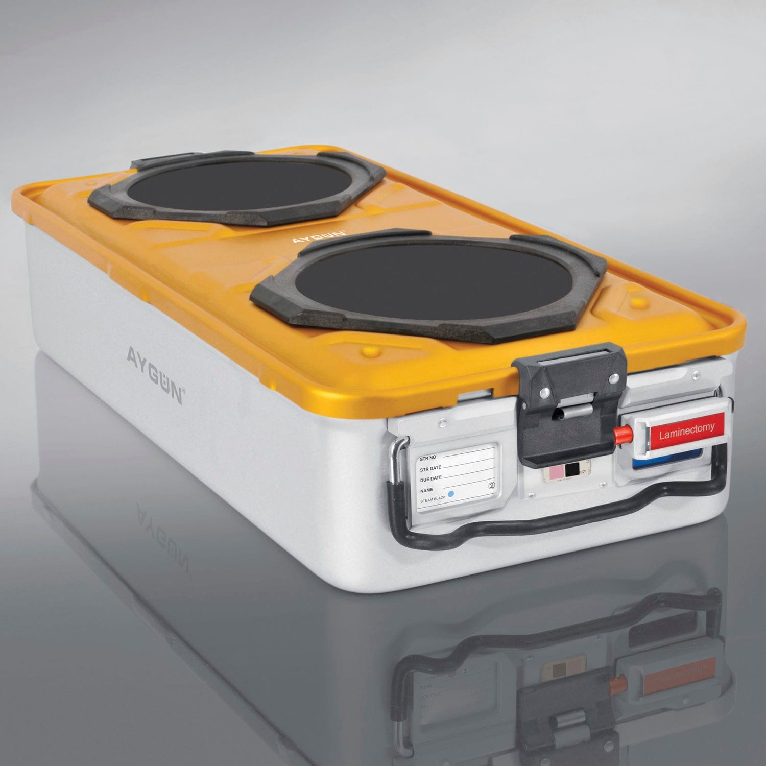 Instrument sterilization container Window
