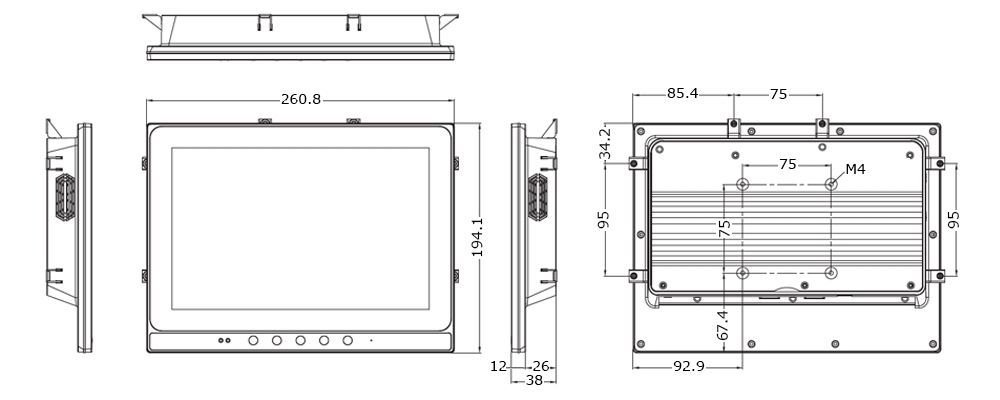 Intel® Pentium medical panel PC TM-4433-10 image 5