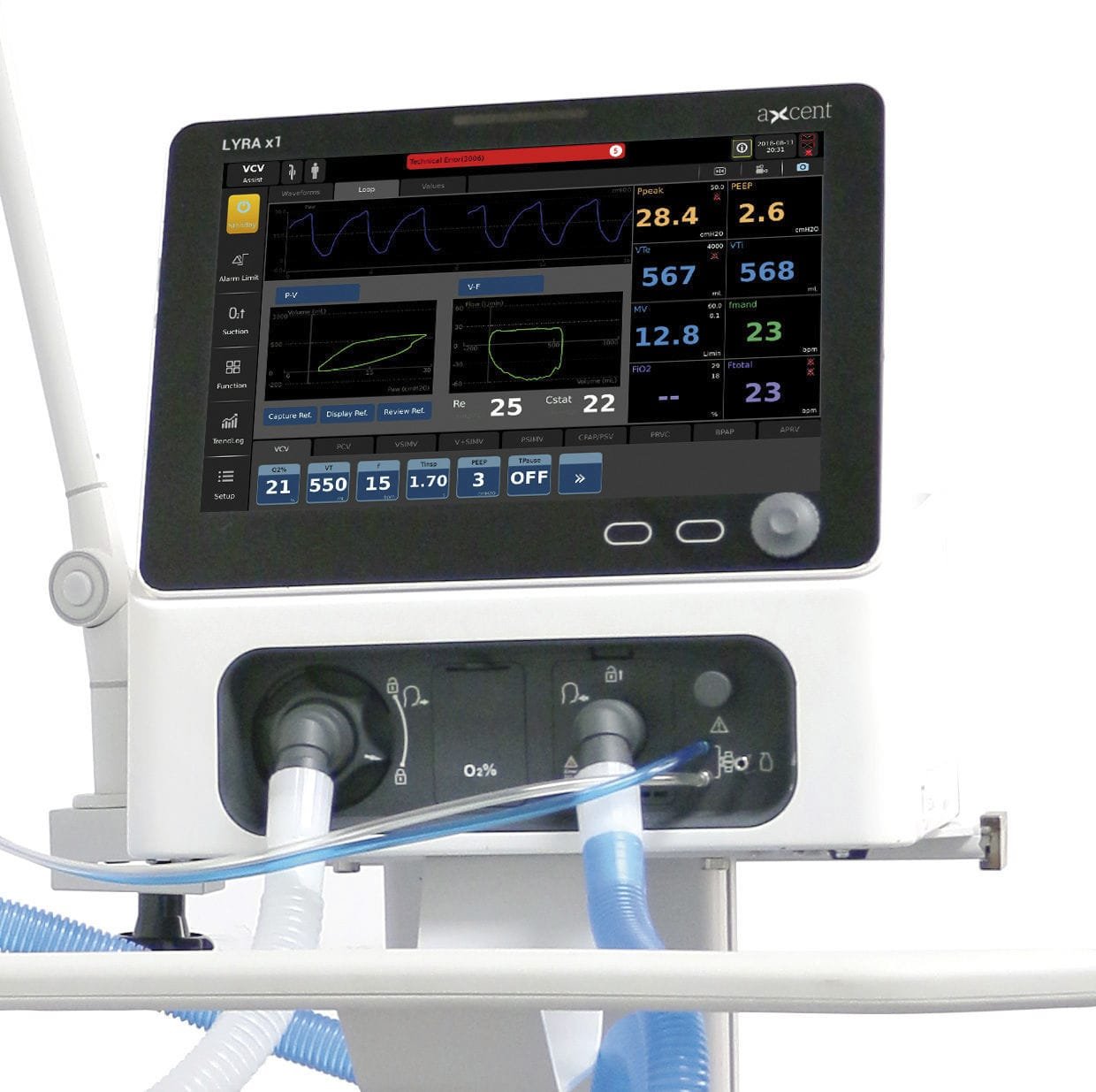 Intensive care ventilator LYRA x1 image 6