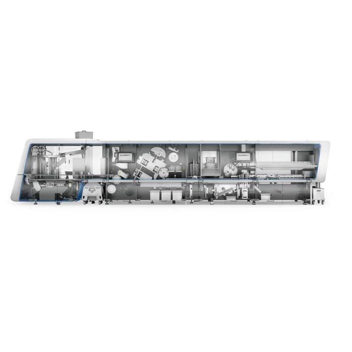 Intermittent cartoner P2