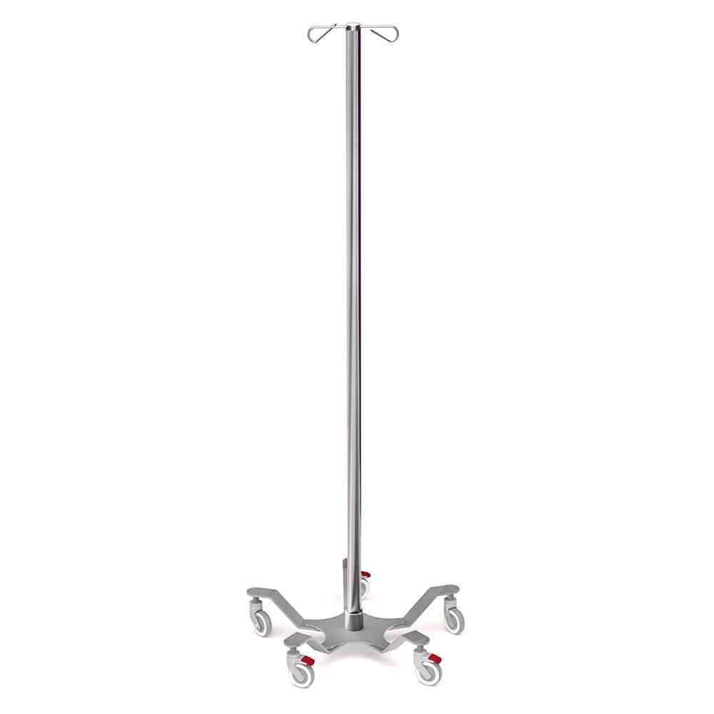 IV pole on casters SMP
