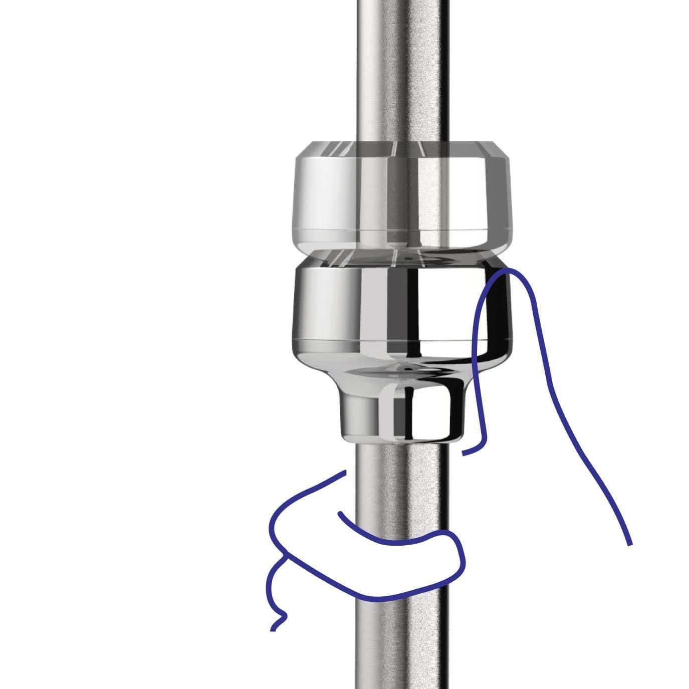 IV stand on casters IVS5-014N image 3