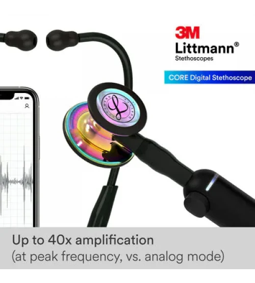 Littmann CORE Digital Stethoscope 8572 - High Polish Rainbow image 3