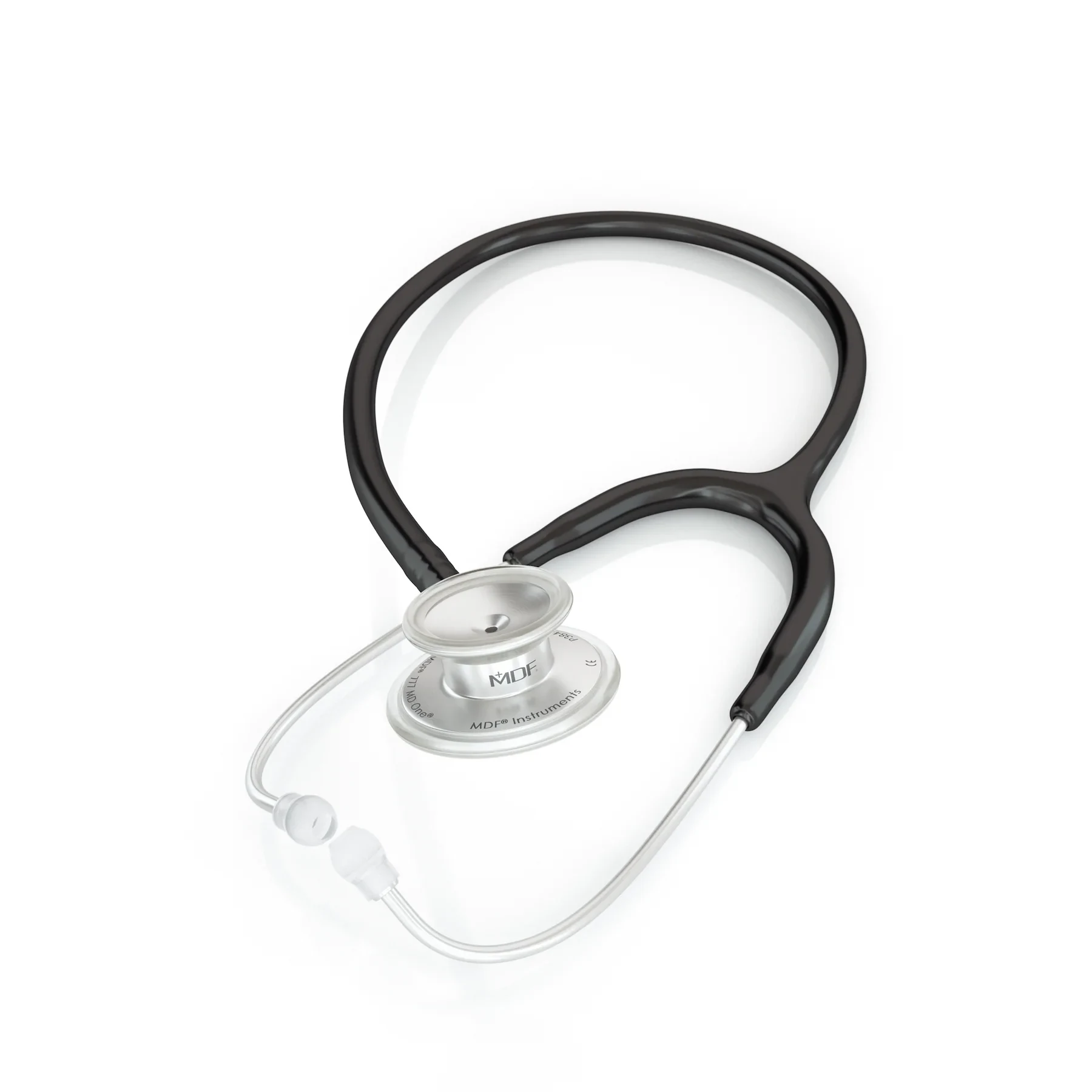 MD ONE® ADULT STETHOSCOPE - BLACK image 2