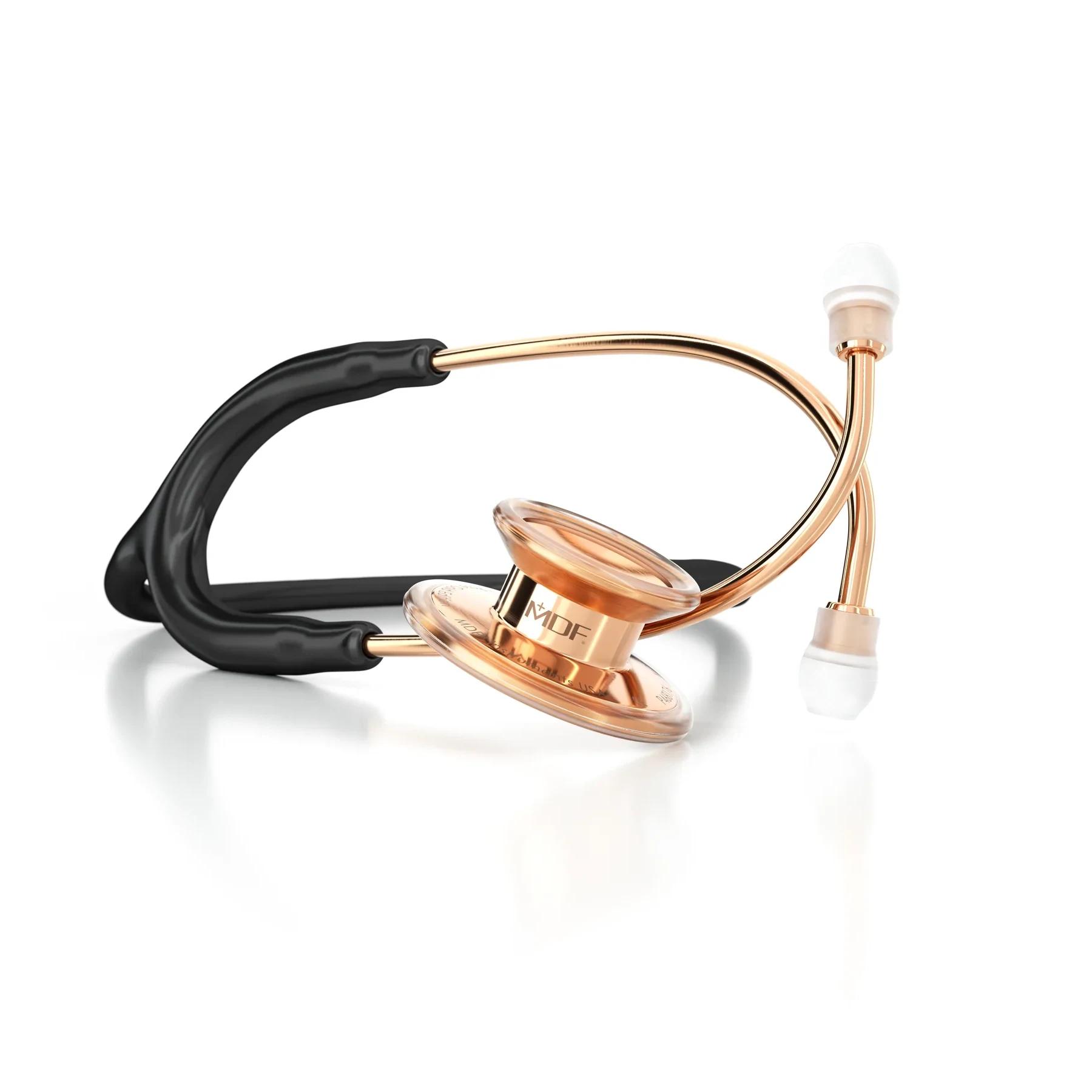 MD ONE® ADULT STETHOSCOPE - BLACK/ROSE GOLD