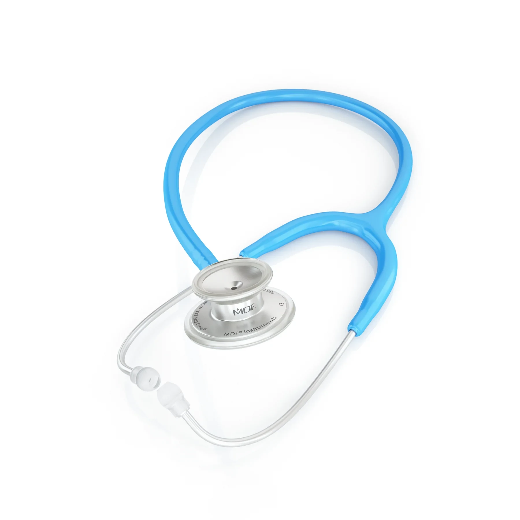 MD ONE® ADULT STETHOSCOPE - BRIGHT BLUE image 2