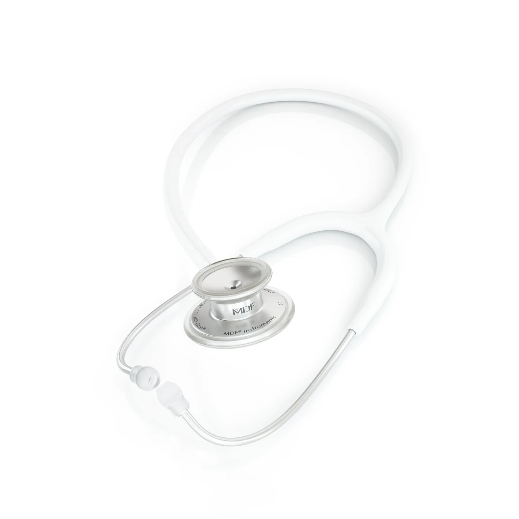 MD ONE® ADULT STETHOSCOPE - WHITE alternate view image 2
