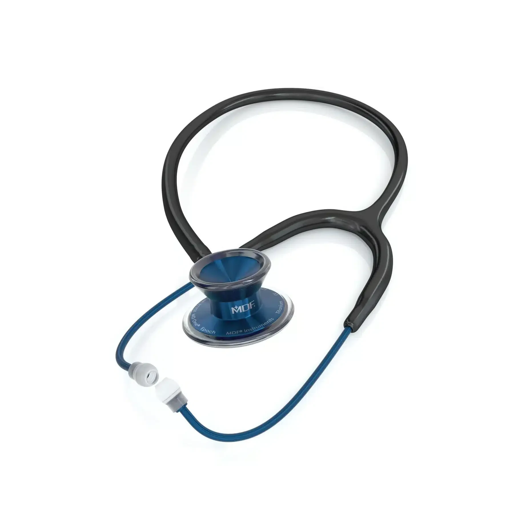 MDF® MD ONE® EPOCH® TITANIUM ADULT STETHOSCOPE - CAPRIDIUM/BLACK image 2