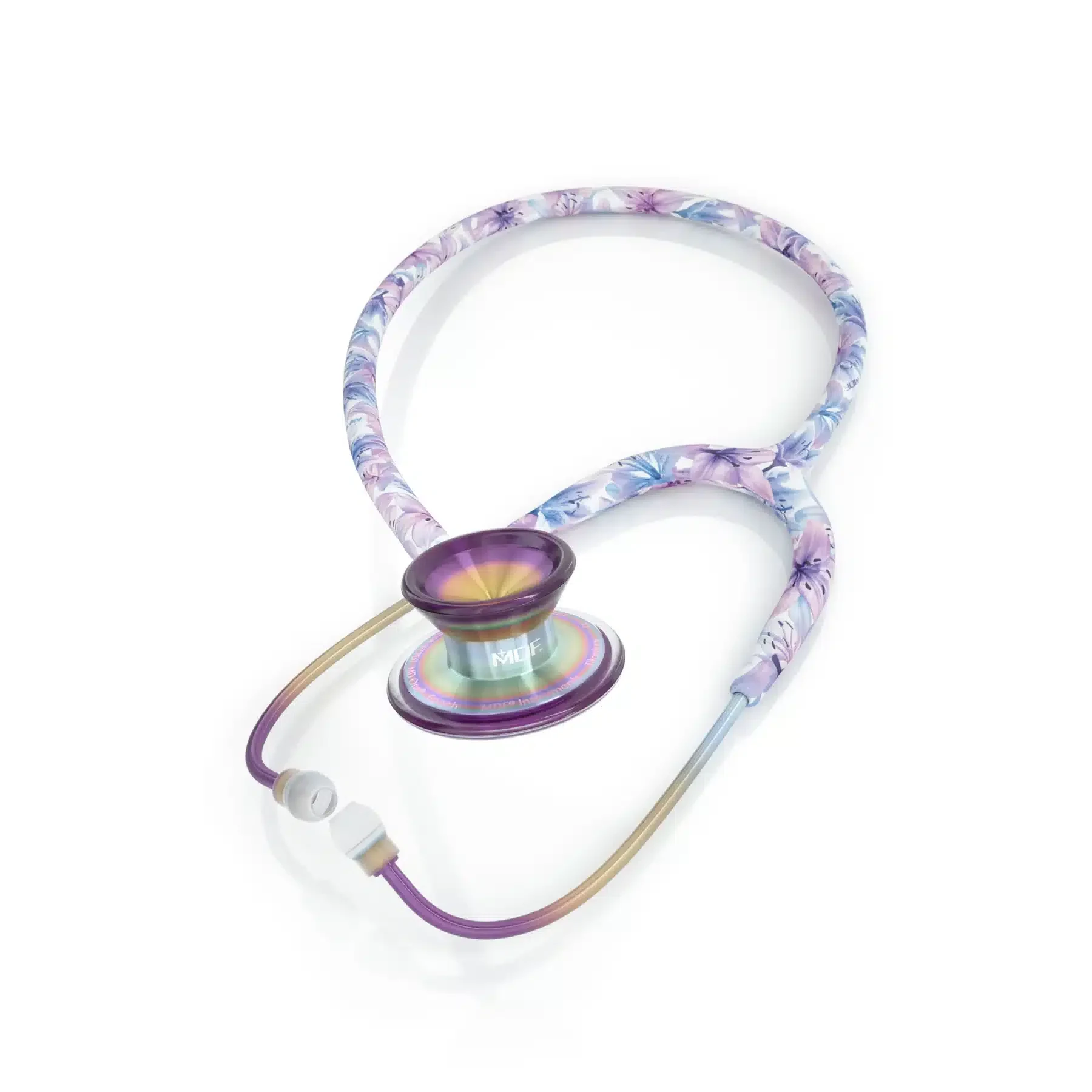 MDF® MD ONE® EPOCH® TITANIUM ADULT STETHOSCOPE - MONET/KALEIDOSCOPE alternate view image 2