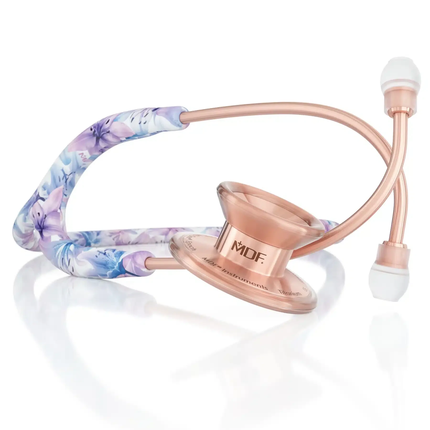 MDF® MD ONE® EPOCH® TITANIUM ADULT STETHOSCOPE - MONET/ROSE GOLD