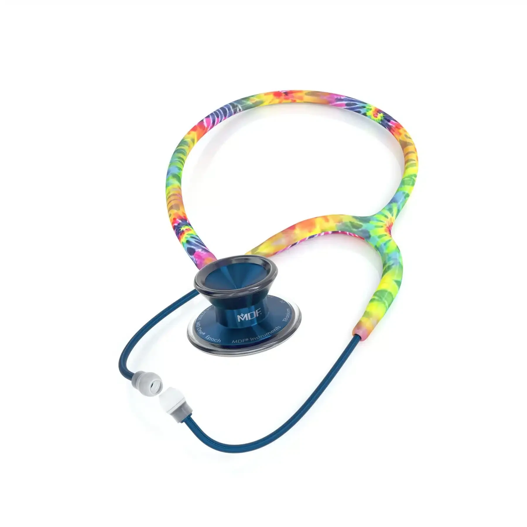 MDF® MD ONE® EPOCH® TITANIUM ADULT STETHOSCOPE - TIE DYE/CAPRIDIUM alternate view image 2