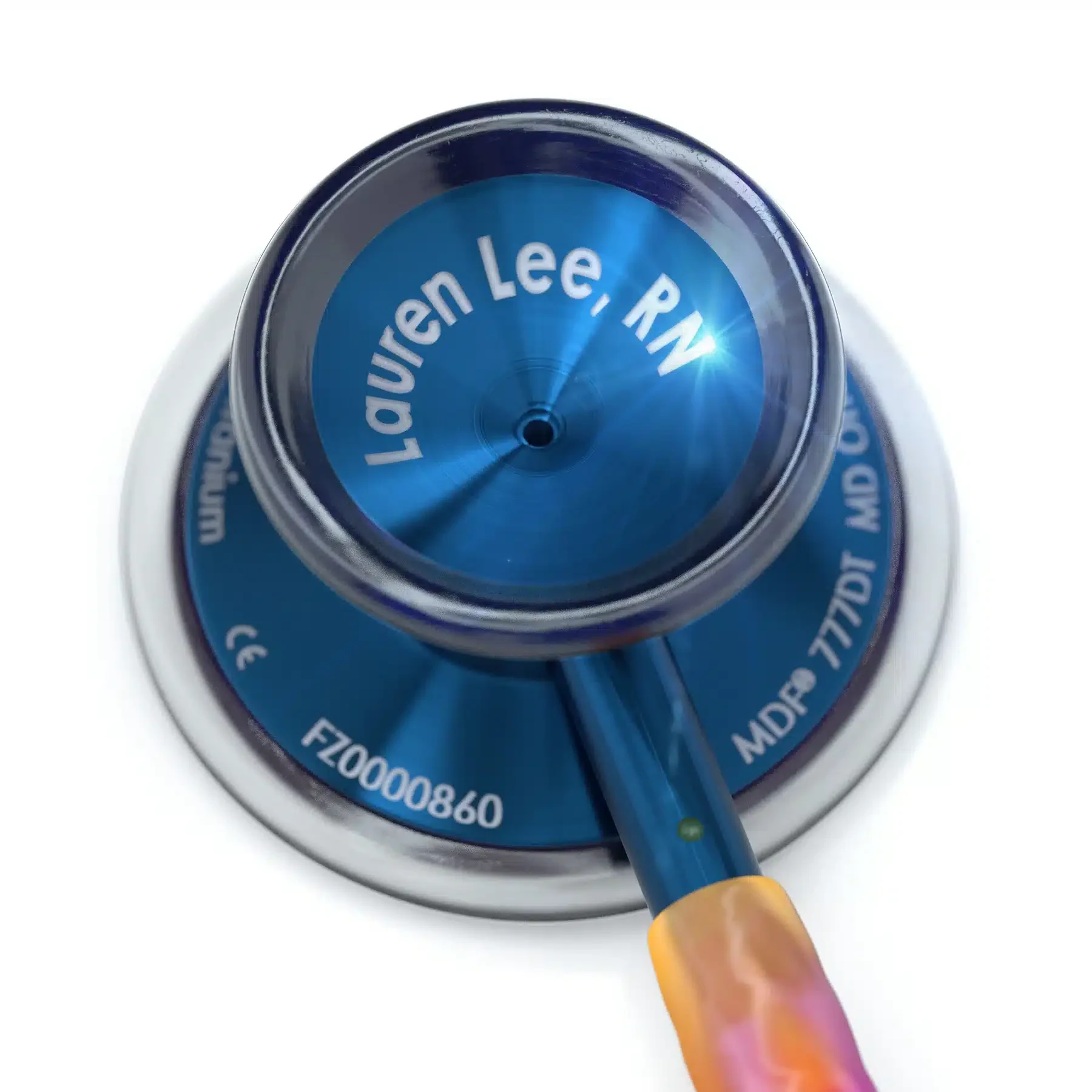 MDF® MD ONE® EPOCH® TITANIUM ADULT STETHOSCOPE - TIE DYE/CAPRIDIUM image 4