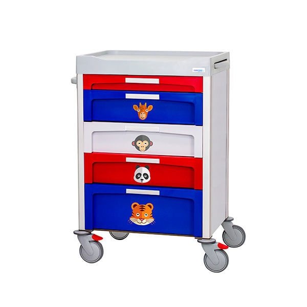 Medical trolley F-DNOVPED-1-3-1-AZ alternate view image 2