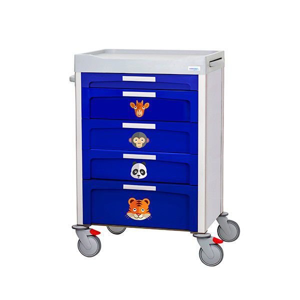 Medical trolley F-DNOVPED-1-3-1-AZ