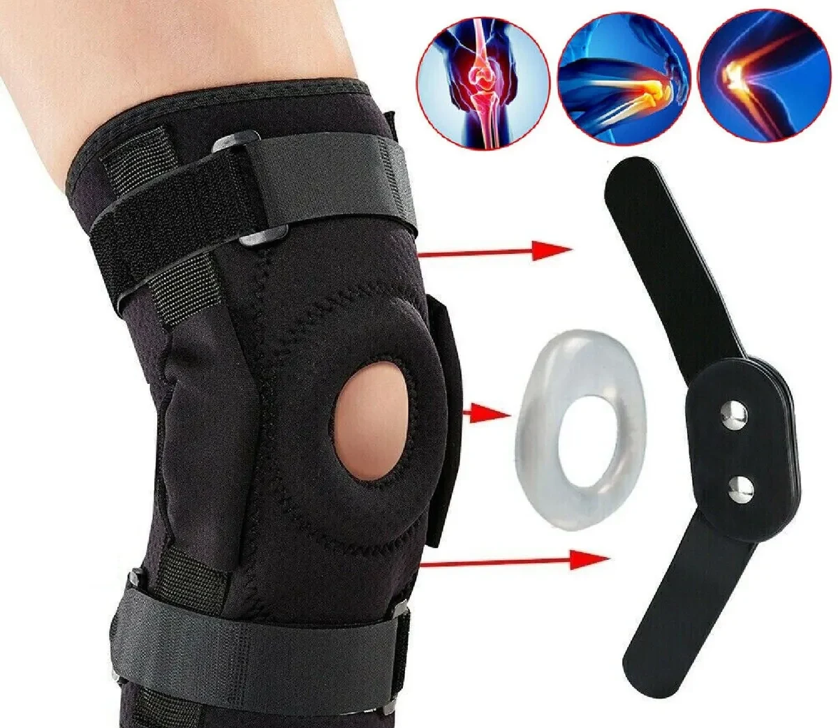 MESH HINGED KNEE BRACE 5717 alternate view image 2