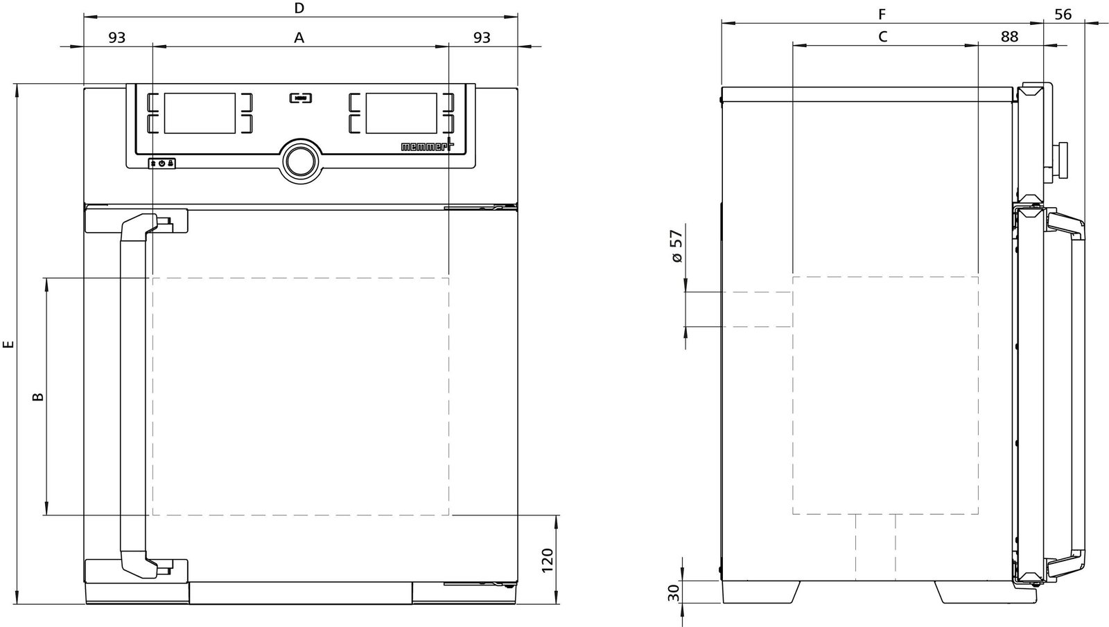 Natural convection laboratory incubator IN30mplus image 3