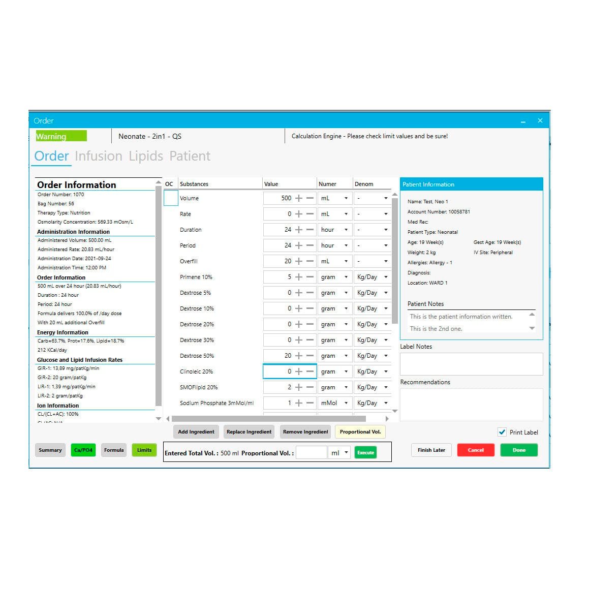 Patient data management software NutriSoft image 3