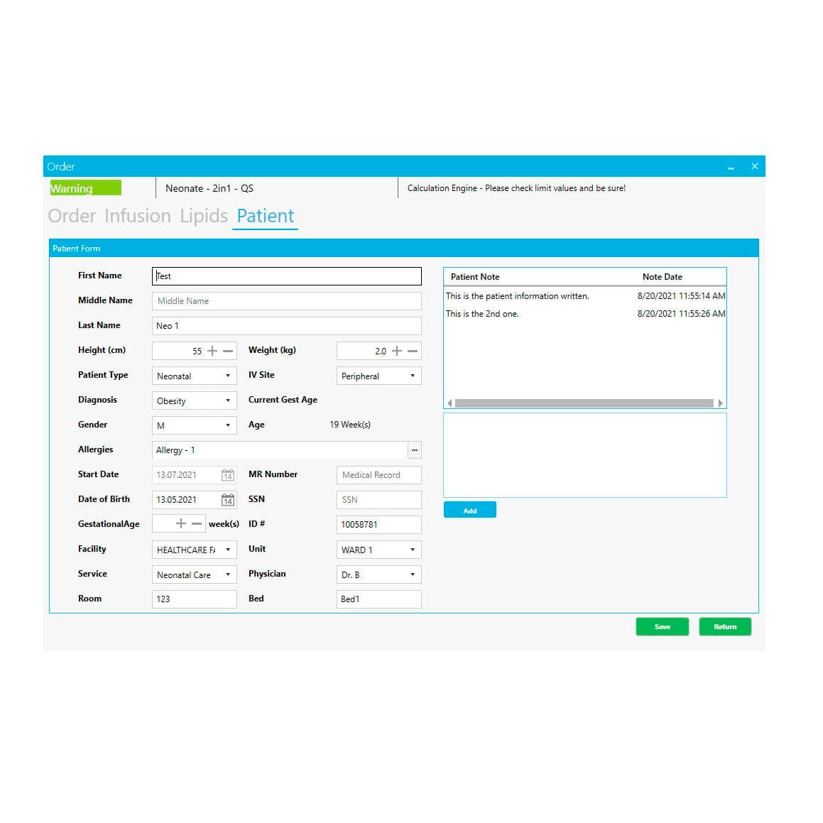 Patient data management software NutriSoft image 5