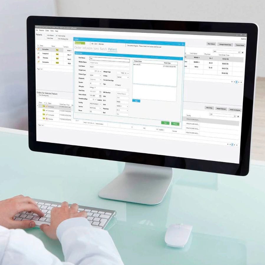Patient data management software NutriSoft