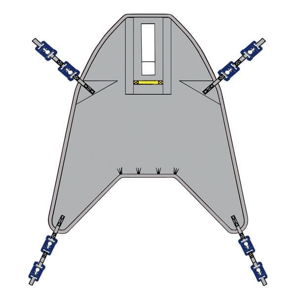 Patient lift sling image 2