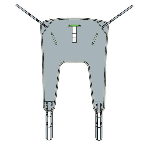Patient lift sling image 3