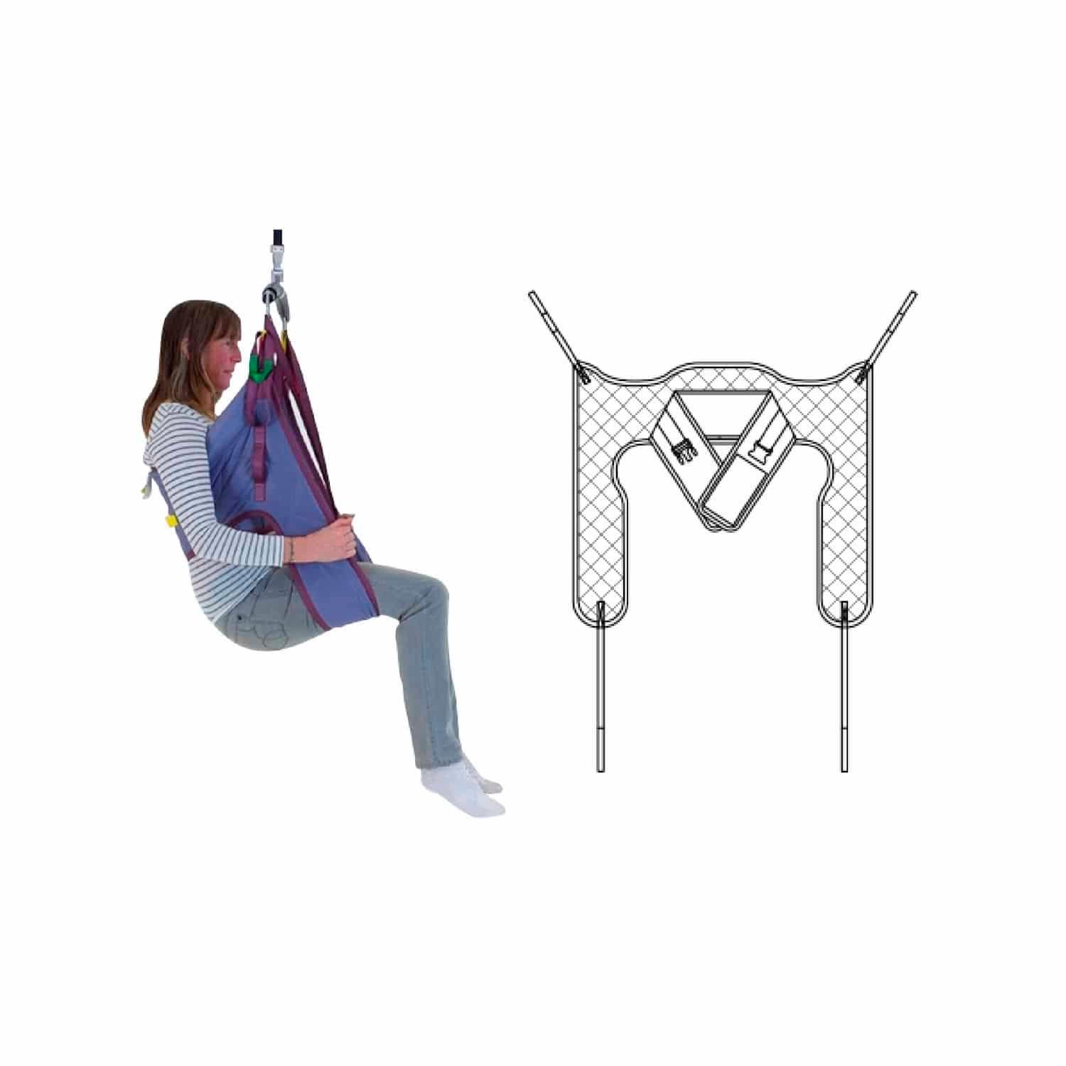 Patient lift sling Hygiène