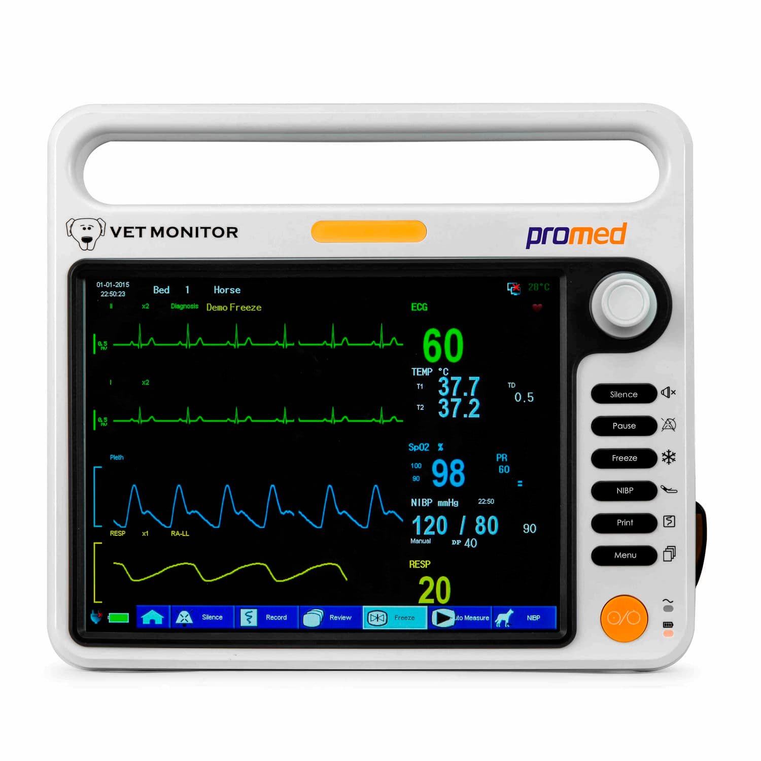 Portable patient monitor PM-12B