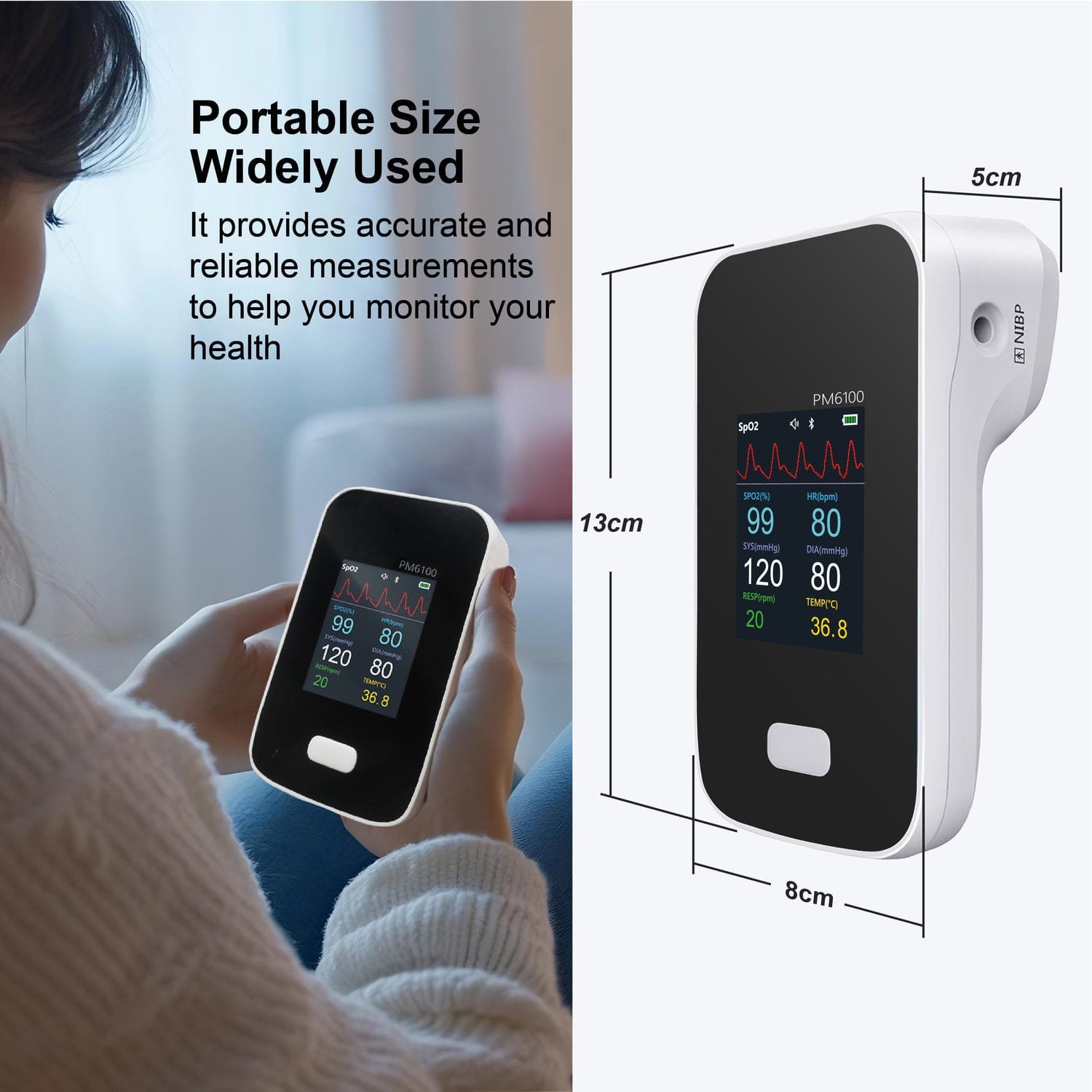 Portable patient monitor PM6100 image 7