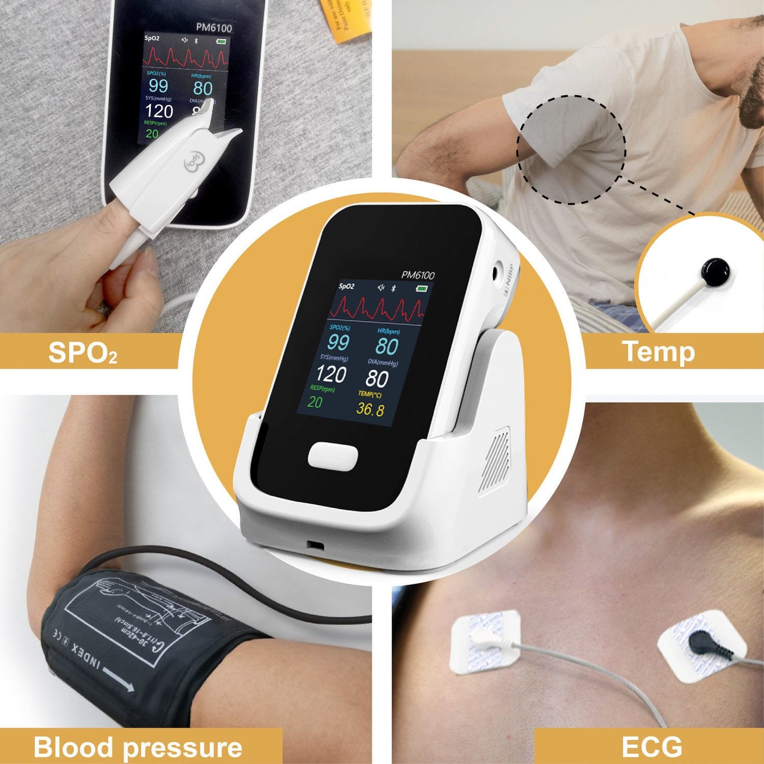 Portable patient monitor PM6100 image 8