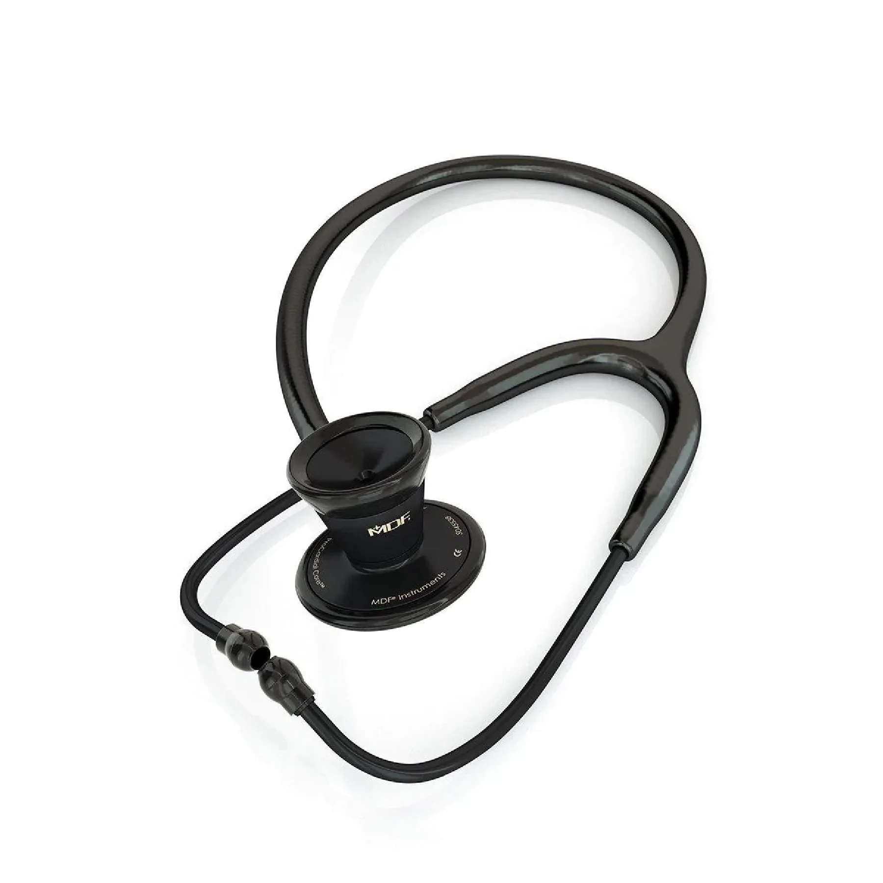 PROCARDIAL® STAINLESS STEEL CARDIOLOGY STETHOSCOPE - BLACK/BLACKOUT alternate view image 2