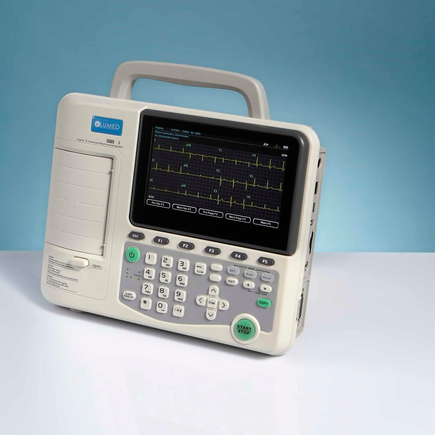 Resting electrocardiograph EUROECG 301 alternate view image 2