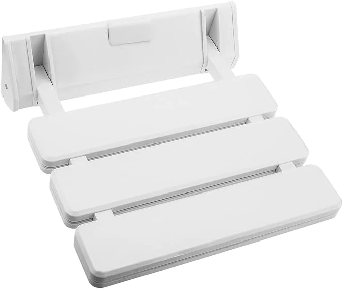 Shower Chair Wall Mounted - White image 5