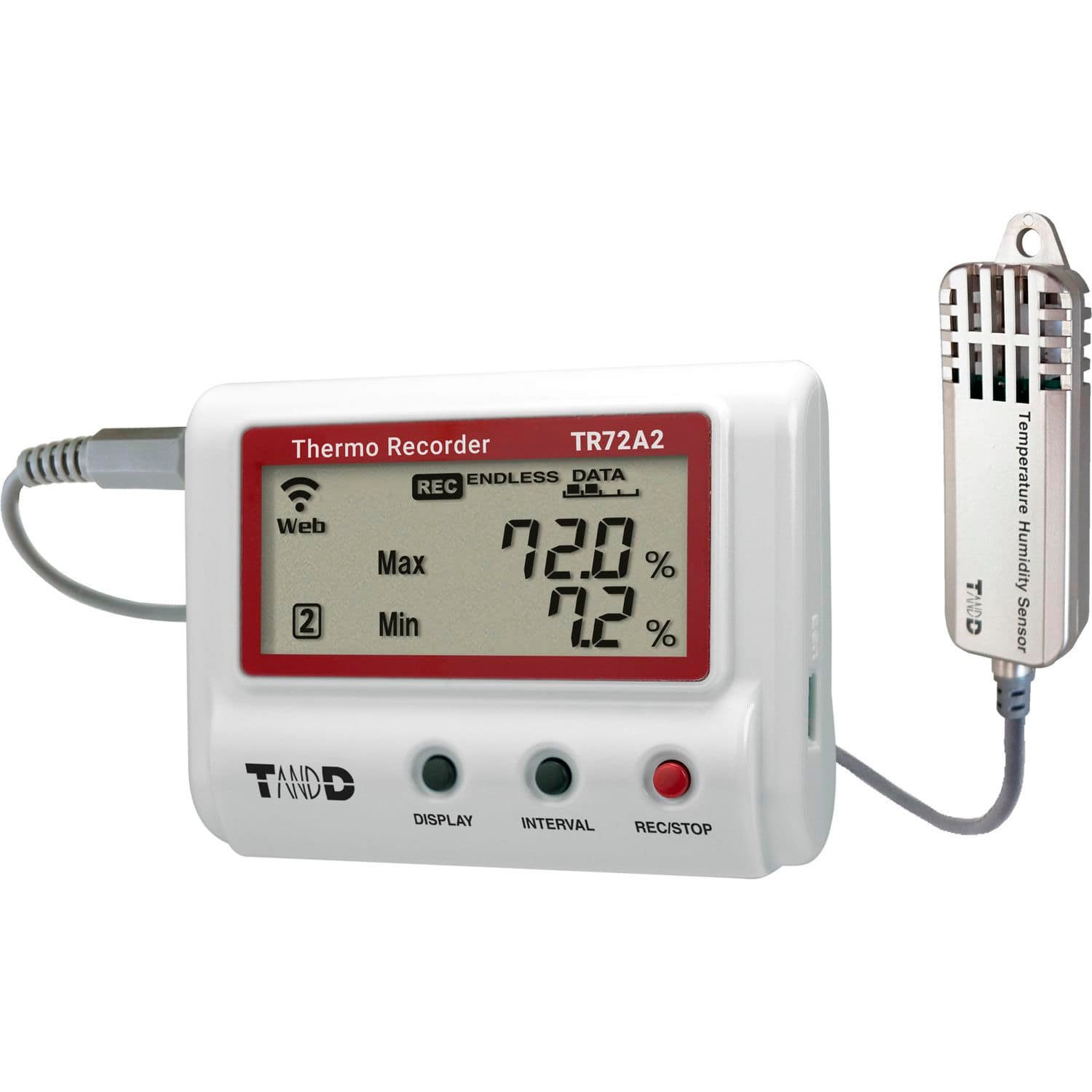 Temperature data-logger TR72A2-S