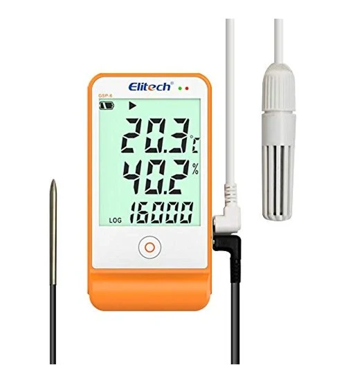 TEMPRATURE AND HUMIDITY DATA LOGGER GSP-6 ELITECH USA alternate view image 2