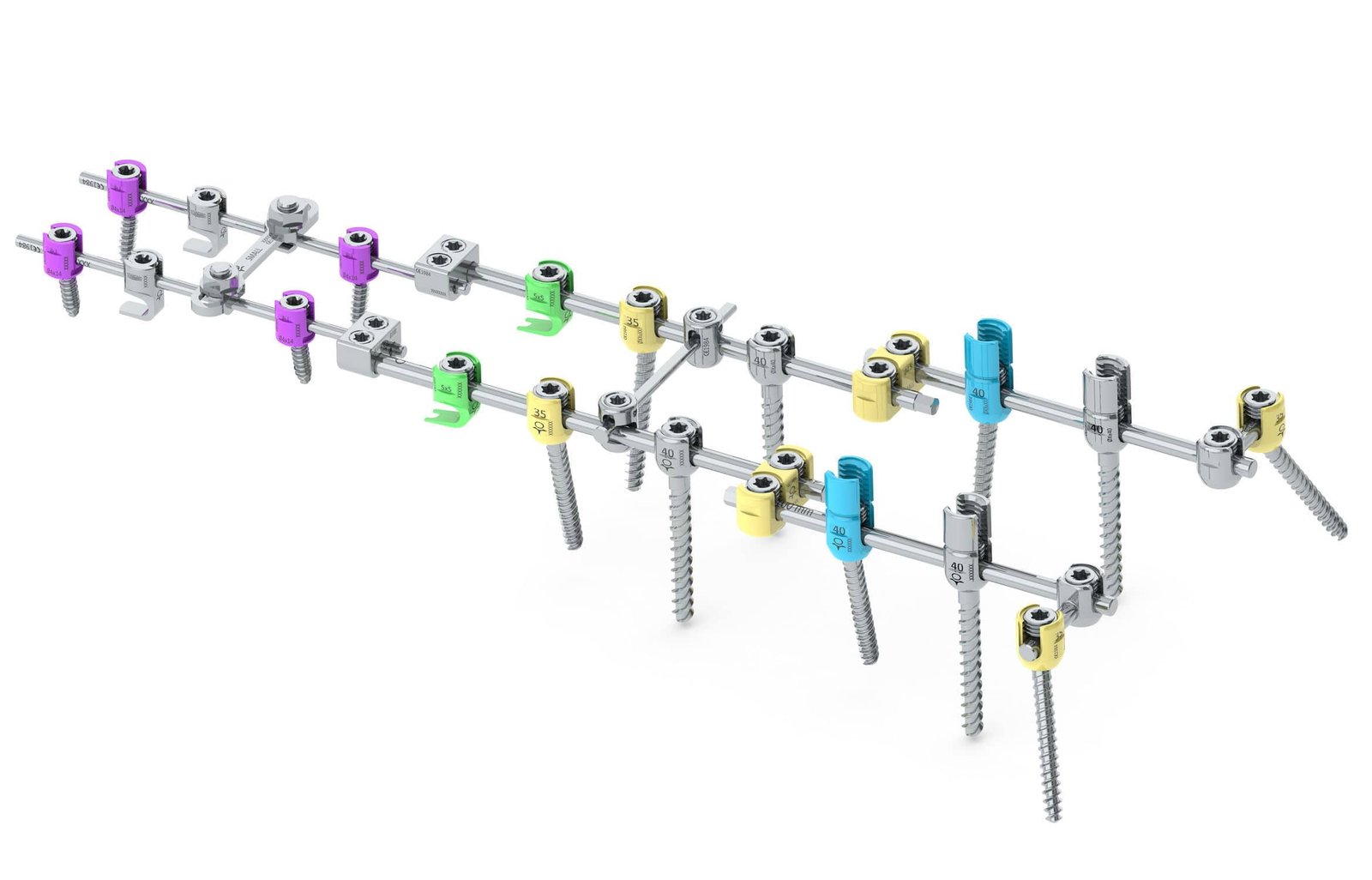 Thoraco-lumbo-sacral osteosynthesis unit JUVE