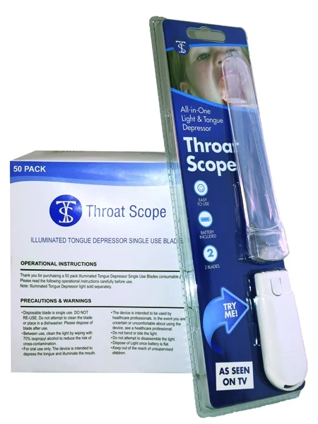 THROAT SCOPE BLADES