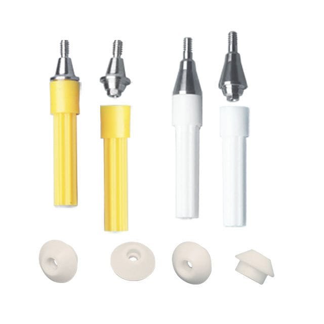 Titanium implant abutment