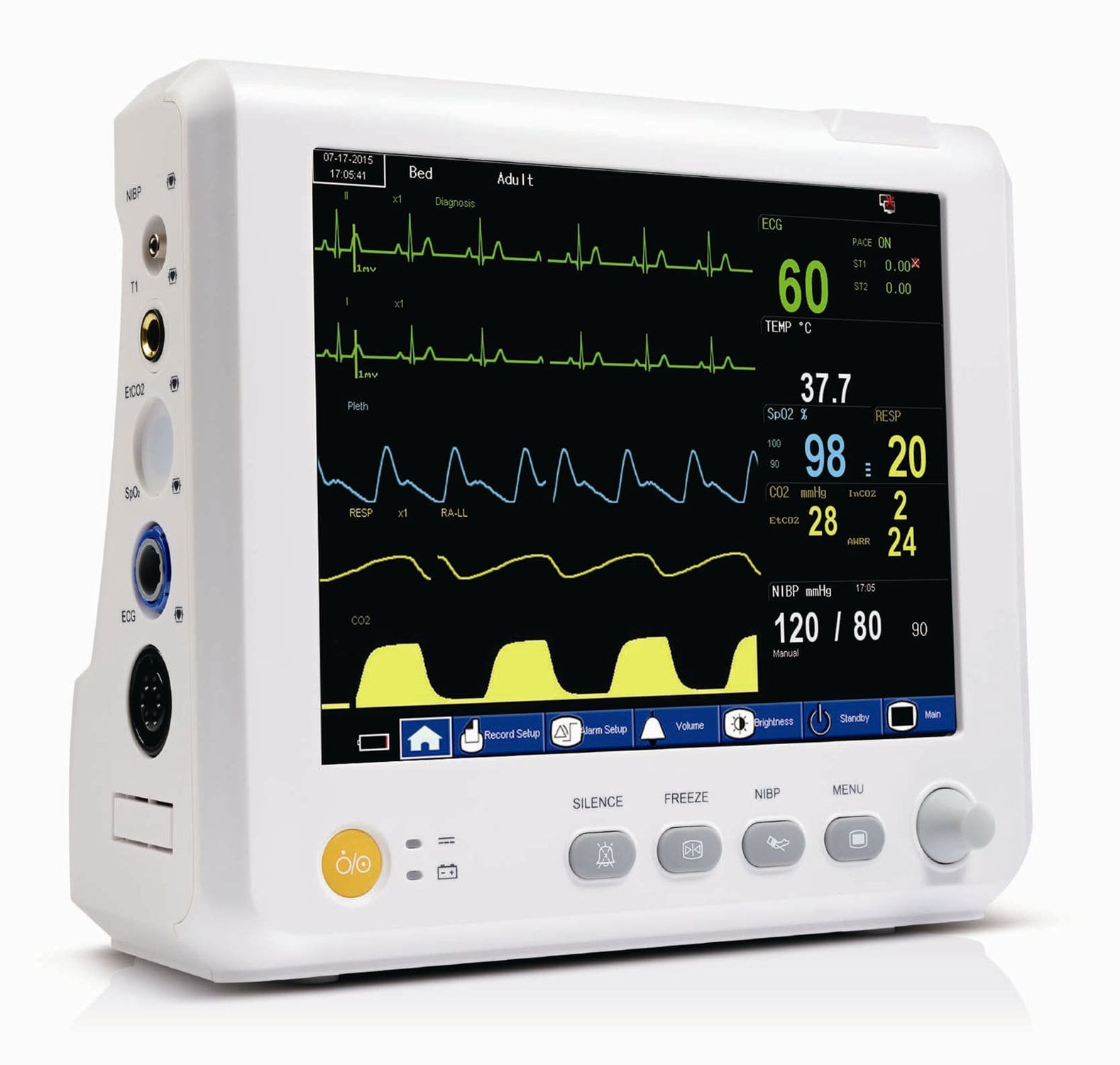 Trolley-mounted patient monitor PM-8B image 4